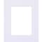 8" x 10" White Museum Wide Bevel Mat by Studio Décor®, 5" x 7" Opening Size